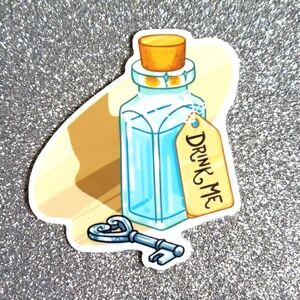 10/$10 ALICE IN WONDERLAND waterproof Sticker